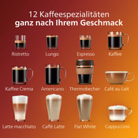 Espressor automat Philips LatteGo EP5447/90 Seria 5400, 12 băuturi, sistem de spumare a laptelui, ecran tactil, 4 profiluri, crom 6