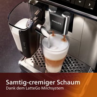 Espressor automat Philips LatteGo EP5447/90 Seria 5400, 12 băuturi, sistem de spumare a laptelui, ecran tactil, 4 profiluri, crom 3