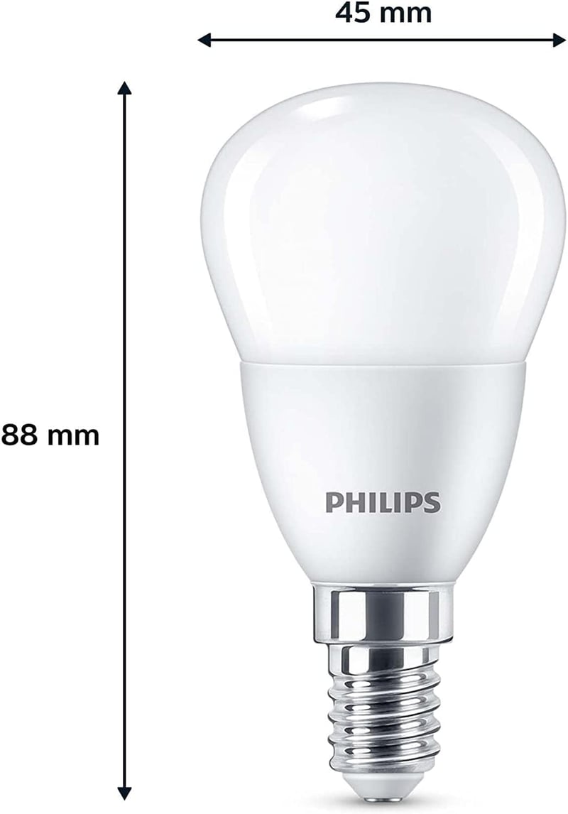 Philips LED 40W P45 E14 meleg fehér fényforrás 3 darab