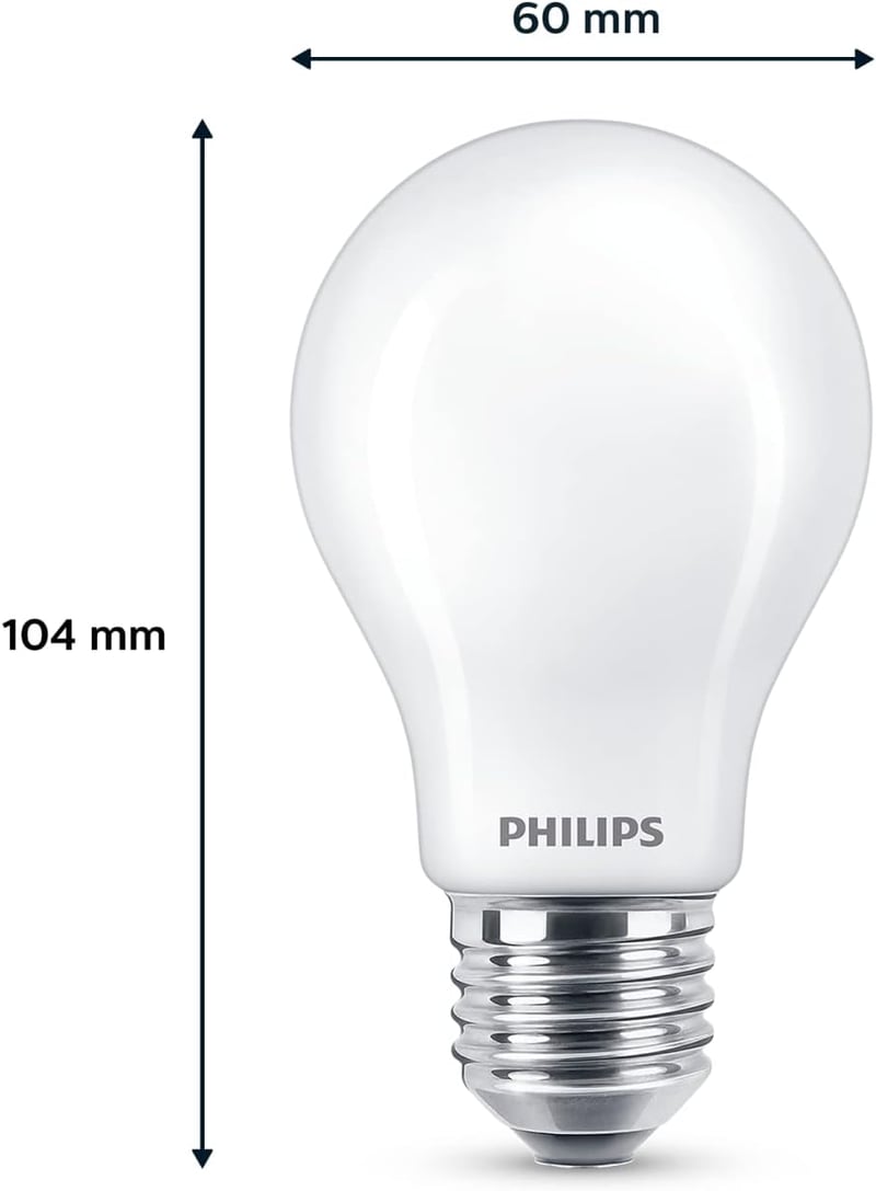 Philips LED Classic E27 60W Meleg Fehér Izzó Matt 2db