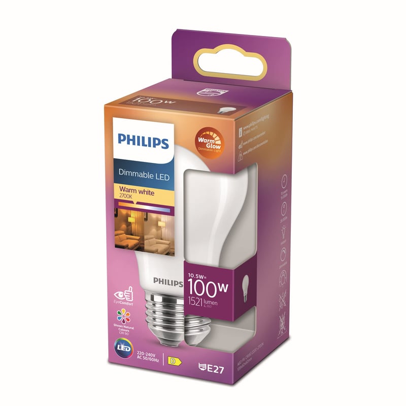 Philips LED Classic E27 filament žarulja, topla bijela, prigušiva, 100 W