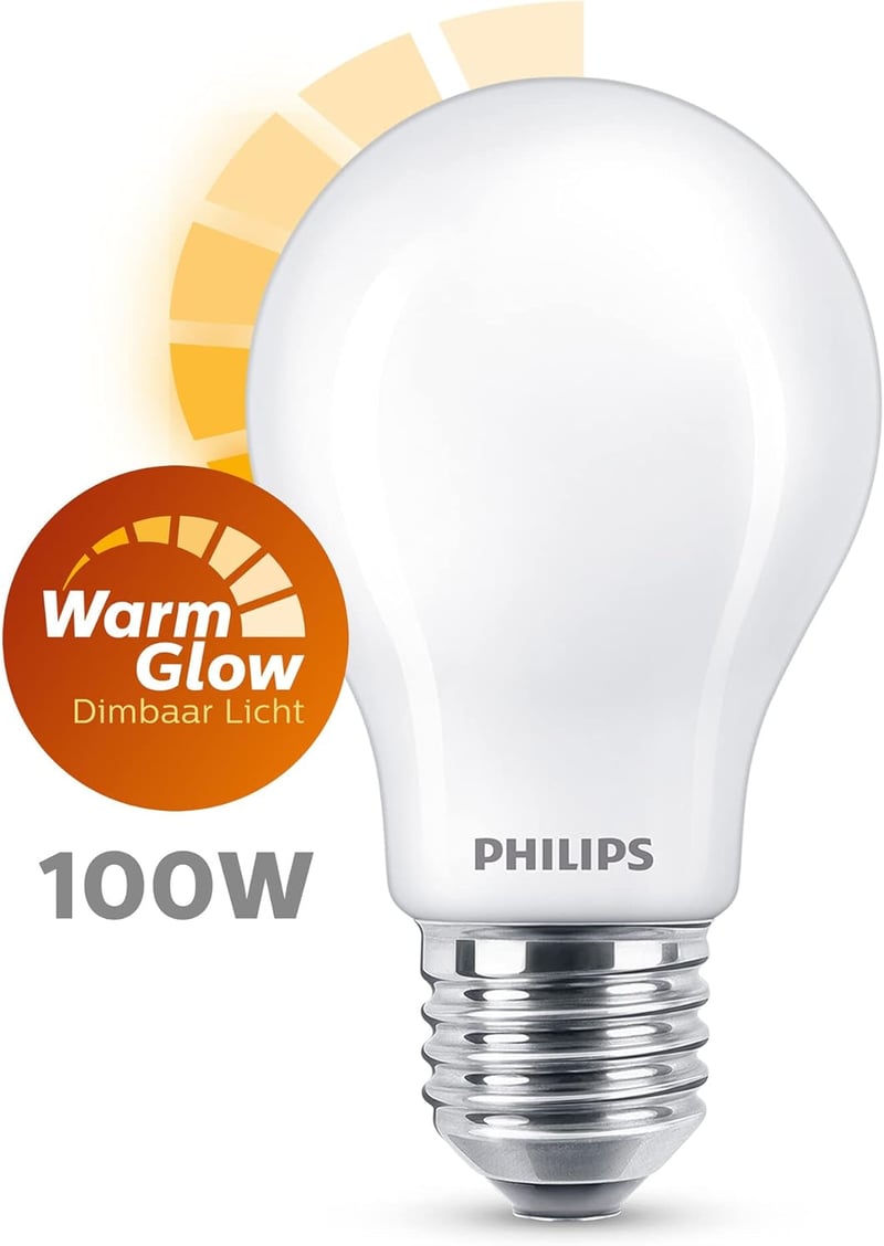 Philips LED Classic E27 Filament Izzó, Meleg Fehér, Dimmelhető, 100W
