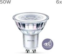 Philips LED Classic GU10 6 darabos csomag 50W hideg fehér reflektoros spotlámpa 2