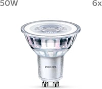 Philips LED Classic GU10 žarulja 50W toplo bijela 36° pakiranje od 6 komada 2