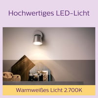 Philips LED Classic GU10 reflektorová žiarovka 35W teplá biela 2700K 6-kusové balenie, dlhá životnosť, úsporné bodové svetlo 4