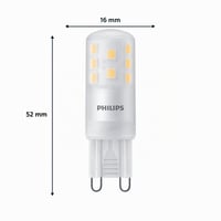 Set 6 becuri LED Philips capsulă G9 3,7W (40W) 2700K alb cald 3