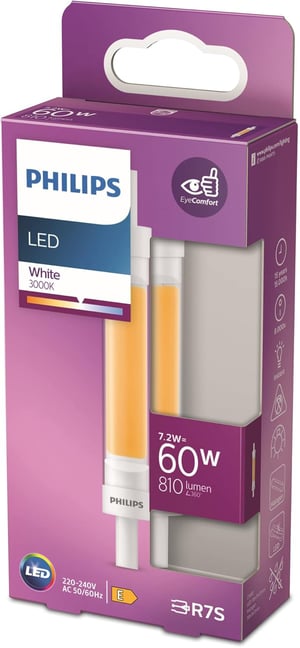 Philips LED R7S 60W 118mm Semleges Fehér Fényforrás