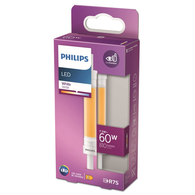Philips LED R7S štapićasta žarulja, neutralna bijela - 60 W, 118 mm