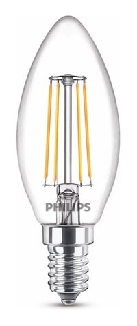Philips Lighting LED žarulja svijeća E14 4,3W (40W) topla bijela, oblik svijeće 3,5 cm Classic 76307700, energetski razred A++ 3