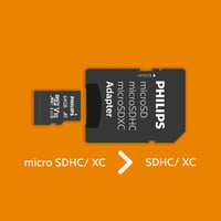 Pamäťová karta Philips Micro SDXC 64 GB Class 10 UHS-I U1 s SD adaptérom FM64MP45B 6