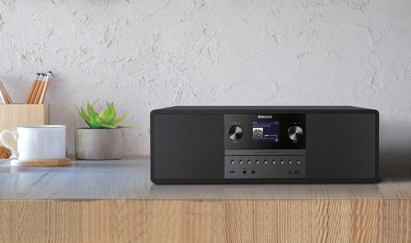 Philips Mini Stereo Rendszer Kompakt Hangszóró
