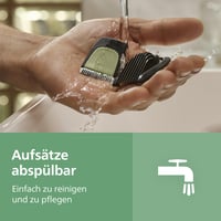 Aparat de tuns multifuncțional Philips Multigroom Seria 3000 MG3930/15 – set de 7 piese pentru față și păr, cu lame auto-ascuțite și 10 setări de lungime 8