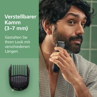 Aparat de tuns multifuncțional Philips Multigroom Seria 3000 MG3930/15 – set de 7 piese pentru față și păr, cu lame auto-ascuțite și 10 setări de lungime 6