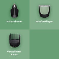 Aparat de tuns multifuncțional Philips Multigroom Seria 3000 MG3930/15 – set de 7 piese pentru față și păr, cu lame auto-ascuțite și 10 setări de lungime 4
