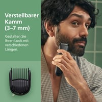 Aparat de tuns multifunctional Philips Multigroom seria 3000 MG3946/15, 9 accesorii - față, cap și corp, lame autoascutibile, 12 setări de lungime 7