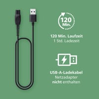 Aparat de tuns 11-în-1 PHILIPS Multigroom Series 5000 MG5951/15 pentru față, păr și corp, lame din metal cu auto-ascuțire, 17 setări de lungime (0,5-16 mm) 7