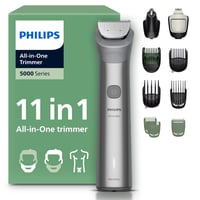 Aparat de tuns 11-în-1 PHILIPS Multigroom Series 5000 MG5951/15 pentru față, păr și corp, lame din metal cu auto-ascuțire, 17 setări de lungime (0,5-16 mm) 1
