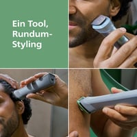 Aparat de tuns 11-în-1 PHILIPS Multigroom Series 5000 MG5951/15 pentru față, păr și corp, lame din metal cu auto-ascuțire, 17 setări de lungime (0,5-16 mm) 2