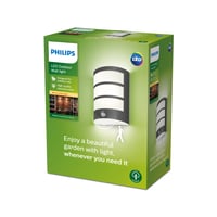 Philips myGarden Python LED vanjska zidna svjetiljka sa senzorom pokreta, 6W, topla bijela svjetlost 2700K, 600lm, IP44, antracit 3