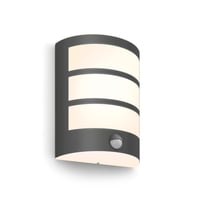 Philips myGarden Python LED vanjska zidna svjetiljka sa senzorom pokreta, 6W, topla bijela svjetlost 2700K, 600lm, IP44, antracit 1