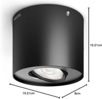 Philips MYL Stage Spot 320 lm fekete fényszóró 4,5W 3