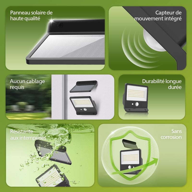 Philips napelemes kültéri LED lámpa mozgásérzékelővel, távirányítóval, IP65