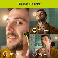 Náhradná čepeľ Philips OneBlade 360 QP410/50 – 1 ks, žltá, kompatibilná so všetkými modelmi OneBlade a OneBlade Pro 3