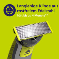 Náhradná čepeľ Philips OneBlade 360 QP410/50 – 1 ks, žltá, kompatibilná so všetkými modelmi OneBlade a OneBlade Pro 8