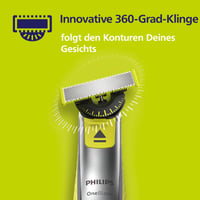 Náhradná čepeľ Philips OneBlade 360 QP410/50 – 1 ks, žltá, kompatibilná so všetkými modelmi OneBlade a OneBlade Pro 6