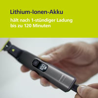 Elektrický holiaci strojček a zastrihávač na tvár a telo Philips OneBlade Pro 360 QP6552/30, s 2 čepeľami 360, presným hrebeňovým nadstavcom a 7
