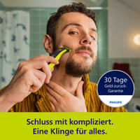 Elektrický holiaci strojček a zastrihávač na tvár a telo Philips OneBlade Pro 360 QP6552/30, s 2 čepeľami 360, presným hrebeňovým nadstavcom a 3