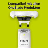 Lame de schimb Philips OneBlade QP229/50 pentru aparat de ras și trimmer electric, oțel inoxidabil, protecție suplimentară a pielii, 2 bucăți 3