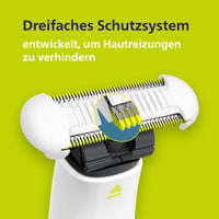 Lame de schimb Philips OneBlade QP229/50 pentru aparat de ras și trimmer electric, oțel inoxidabil, protecție suplimentară a pielii, 2 bucăți 5