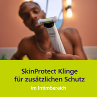 Lame de schimb Philips OneBlade QP229/50 pentru aparat de ras și trimmer electric, oțel inoxidabil, protecție suplimentară a pielii, 2 bucăți 4
