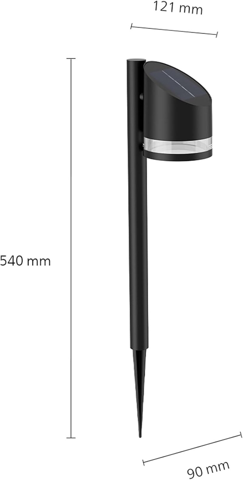 Philips Outdoor Solar Fyve Kerti Lámpa 1,5W Fekete IP44