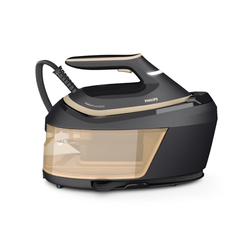 Parna postaja Philips PerfectCare 6000 Series PSG6064/80, spremnik od 1,8 l - crna/zlatna