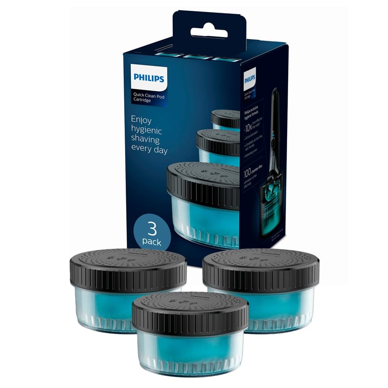 Cartuș de curățare Philips Quick Clean CC13/50 pentru aparate de ras - Cartuș de curățare original Philips
