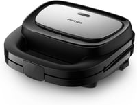 Philips HD2350/80 5000 Series 3 az 1-ben szendvicssütő, 750 W - fekete/ezüst 2