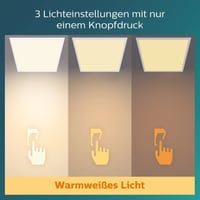 Plafonieră LED Philips Scene Switch cu touch, intensitate reglabilă, alb, 36W, lumină albă caldă (2700K) 4