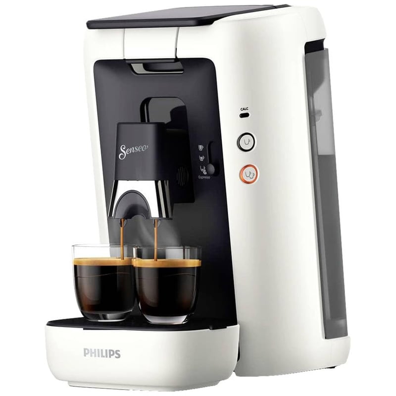 Cafetieră cu capsule Philips Senseo Maestro CSA260/10, Alb, rezervor de apă de 1,2 litri, controlul intensității, funcție de memorare
