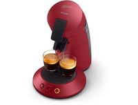 Kávovar na kávové kapsule Philips SENSEO Original Plus CSA210/91 – 1 alebo 2 šálky, posilňovač arómy, nastaviteľná intenzita, červený 4