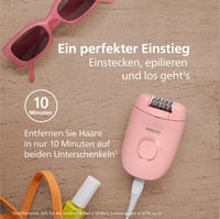 Philips Series 2000 BRE229/00 žičani epilator za žene za uklanjanje dlačica na nogama, crni 5