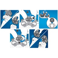 Capete de bărbierit Philips Shaver Series 3000 SH30/50 ComfortCut pentru modelele S3000 și S1000 5