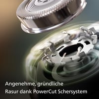 Aparat de ras electric pentru bărbați Philips Shaver Series 3000X X3001/00, negru, bărbierit umed și uscat, tehnologie SkinProtect, trimmer pop-up pentru barbă 3