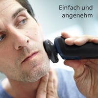 Aparat de ras electric pentru bărbați Philips Shaver Series 5000 S5465/18 – bărbierit umed și uscat, albastru metalizat, cu trimmer de precizie și husă de călătorie 5