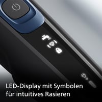 Aparat de ras electric pentru bărbați Philips Shaver Series 5000 S5465/18 – bărbierit umed și uscat, albastru metalizat, cu trimmer de precizie și husă de călătorie 4