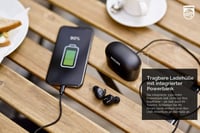 Bluetooth slúchadlá do uší Philips SHB2515BK/10 s integrovaným mikrofónom, potlačením hluku, 3 veľkosťami nástavcov, čierne 3