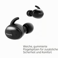 Bluetooth slúchadlá do uší Philips SHB2515BK/10 s integrovaným mikrofónom, potlačením hluku, 3 veľkosťami nástavcov, čierne 7