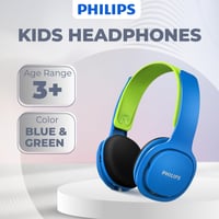 Căști pentru copii Philips SHK2000BL/00 cu control al volumului, lumini LED, limitator de volum 85dB, Albastru 8