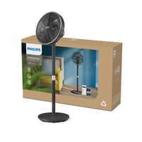 Stojanový ventilátor Philips Smart 3000 Series SilentWings 2 v 1, čierny, prietok vzduchu 2562 m³/h, tichá prevádzka 10